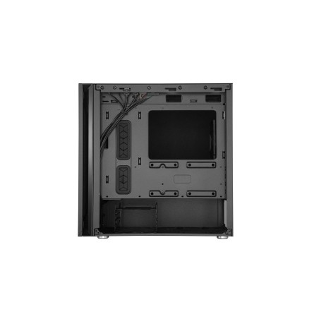 Cooler Master Silencio S400 Micro-ATX Tower Case - Sleek Black Design, Silent Performance, No Power Supply Included - Transform